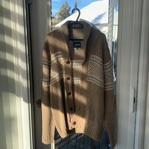 Never worn 5- button large cardigan sweater.